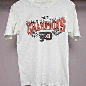 Retro 2010 Philadelphia Flyers Eastern Conference Champions Shirt Re